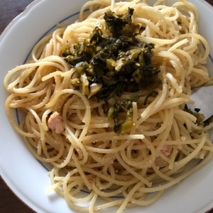 明太子高菜パスタ